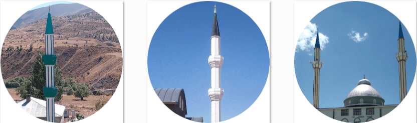 çelik minare modelleri