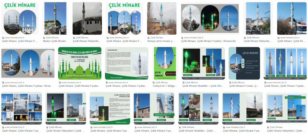çelik minare, çelik minare resimleri