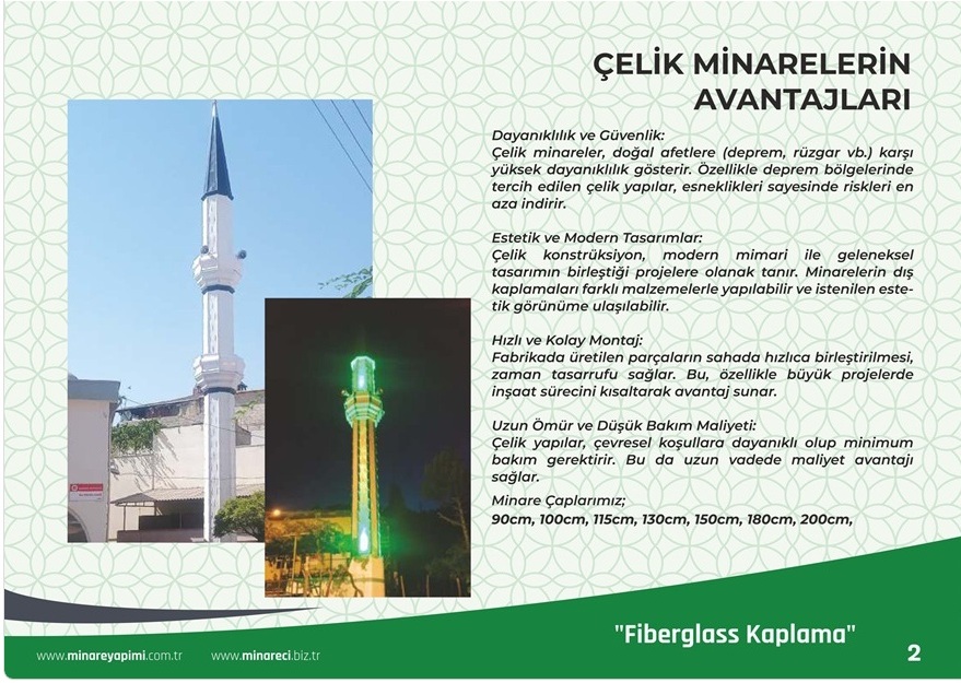 çelik minare